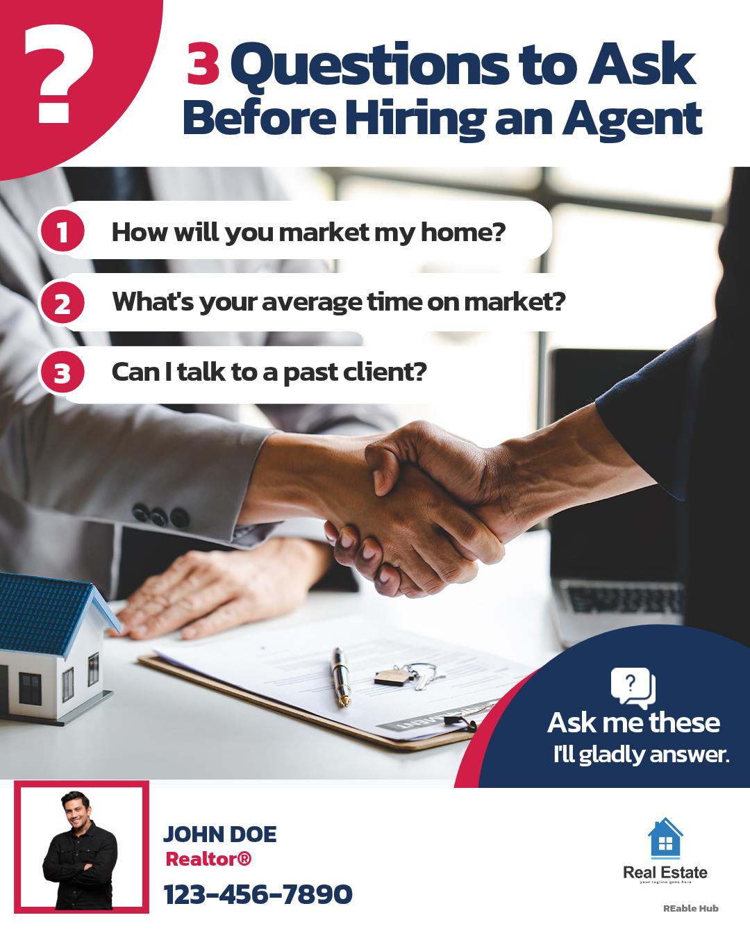 Three questions to ask before hiring an agent